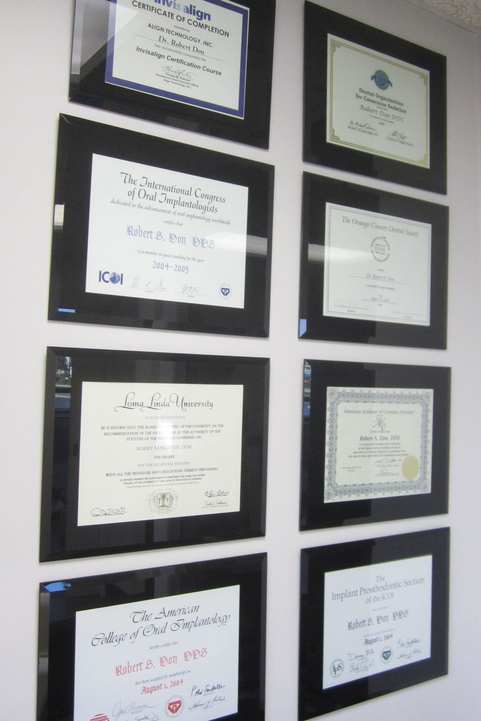 irvine dental implants certifications